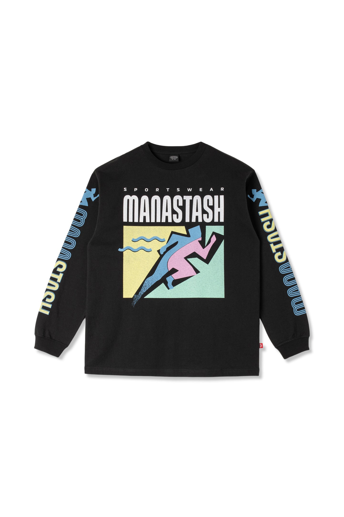 Re:Ctn L/S Tee T&F (Black)