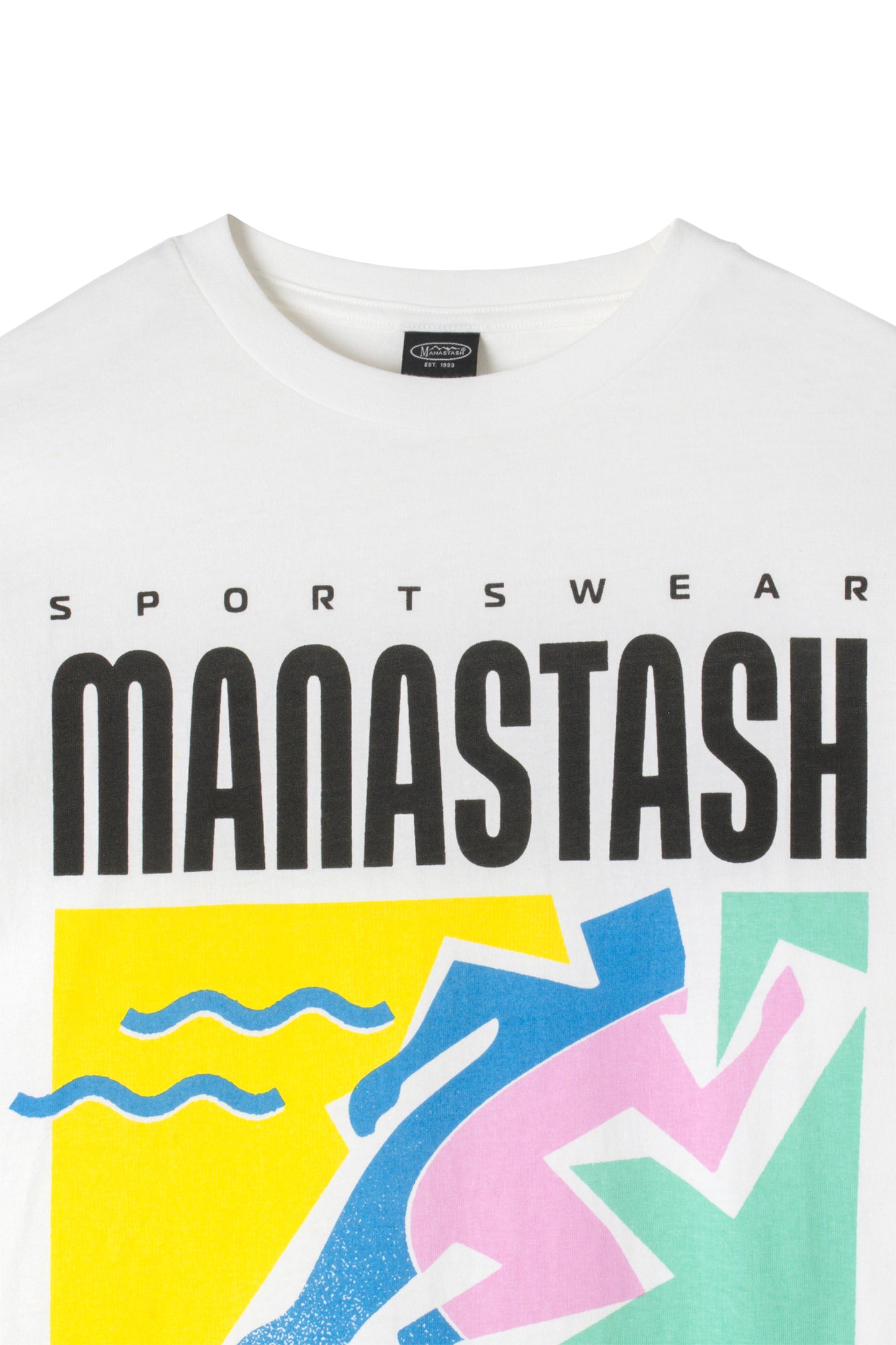 Re:Ctn L/S Tee T&F (White)