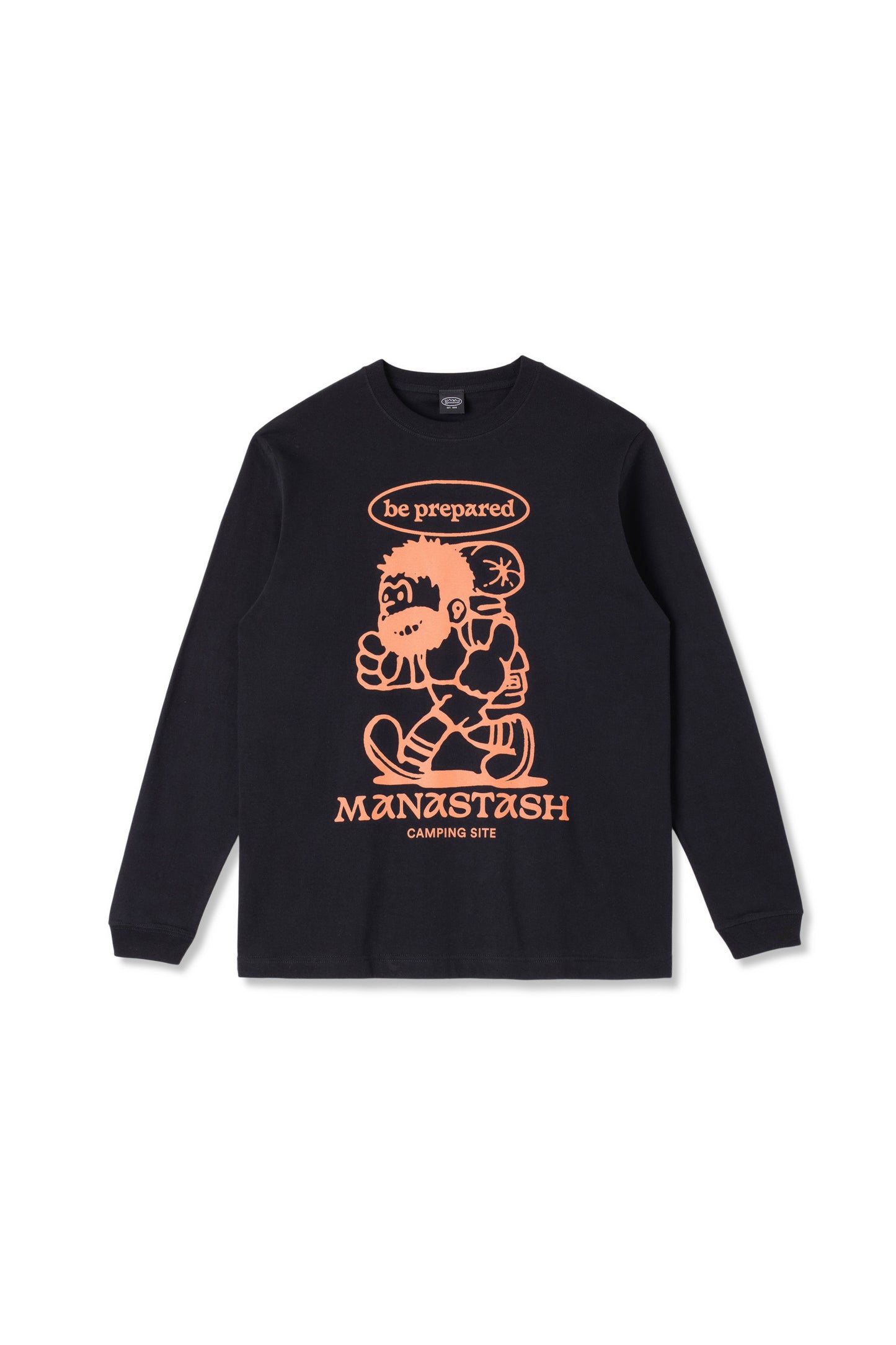 L/S Tee Be Prepared (Black)