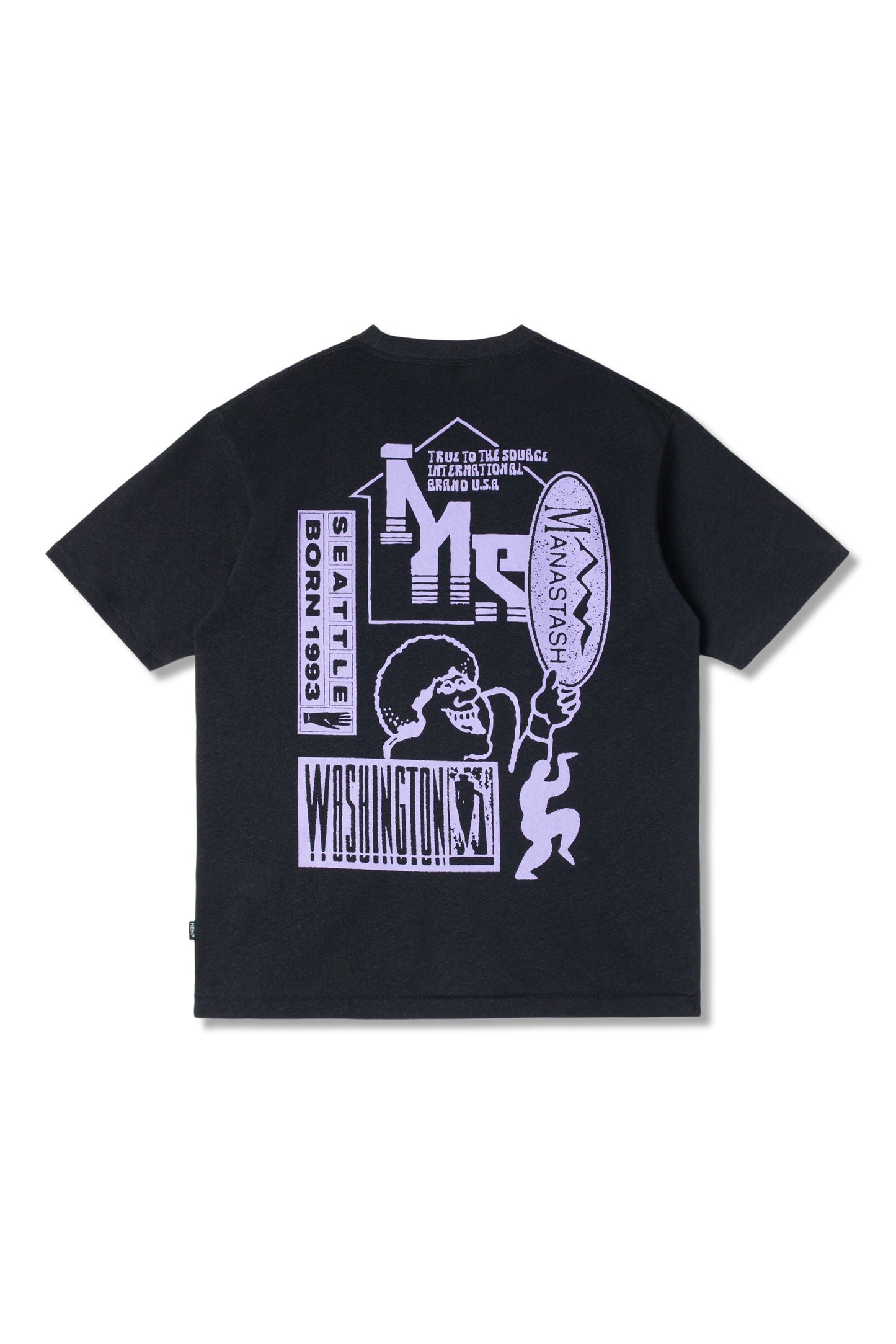 Hemp Tee Jumble (Black)
