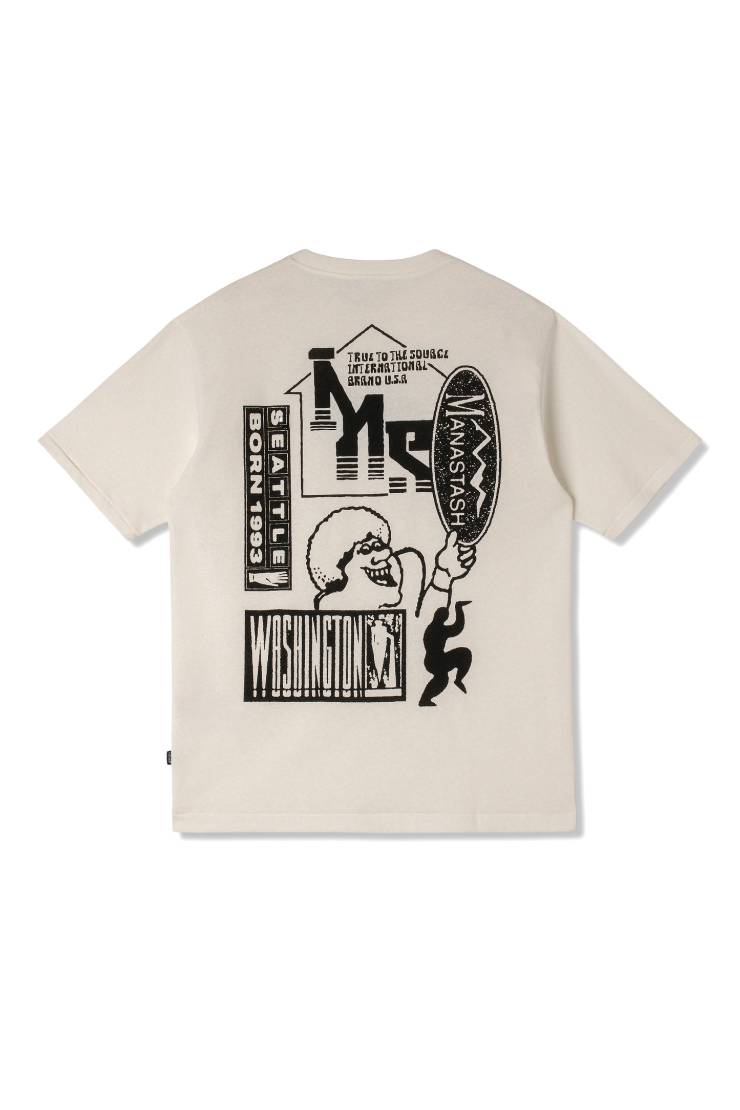 Hemp Tee Jumble (White)