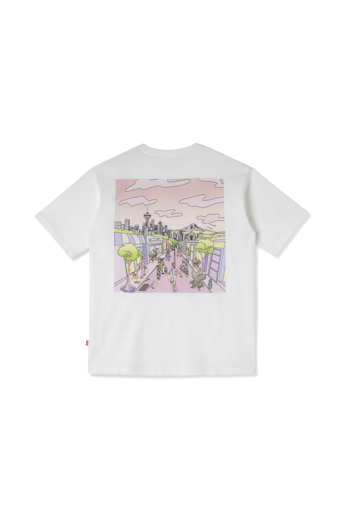 Re:Ctn Tee Dt Seattle (White)