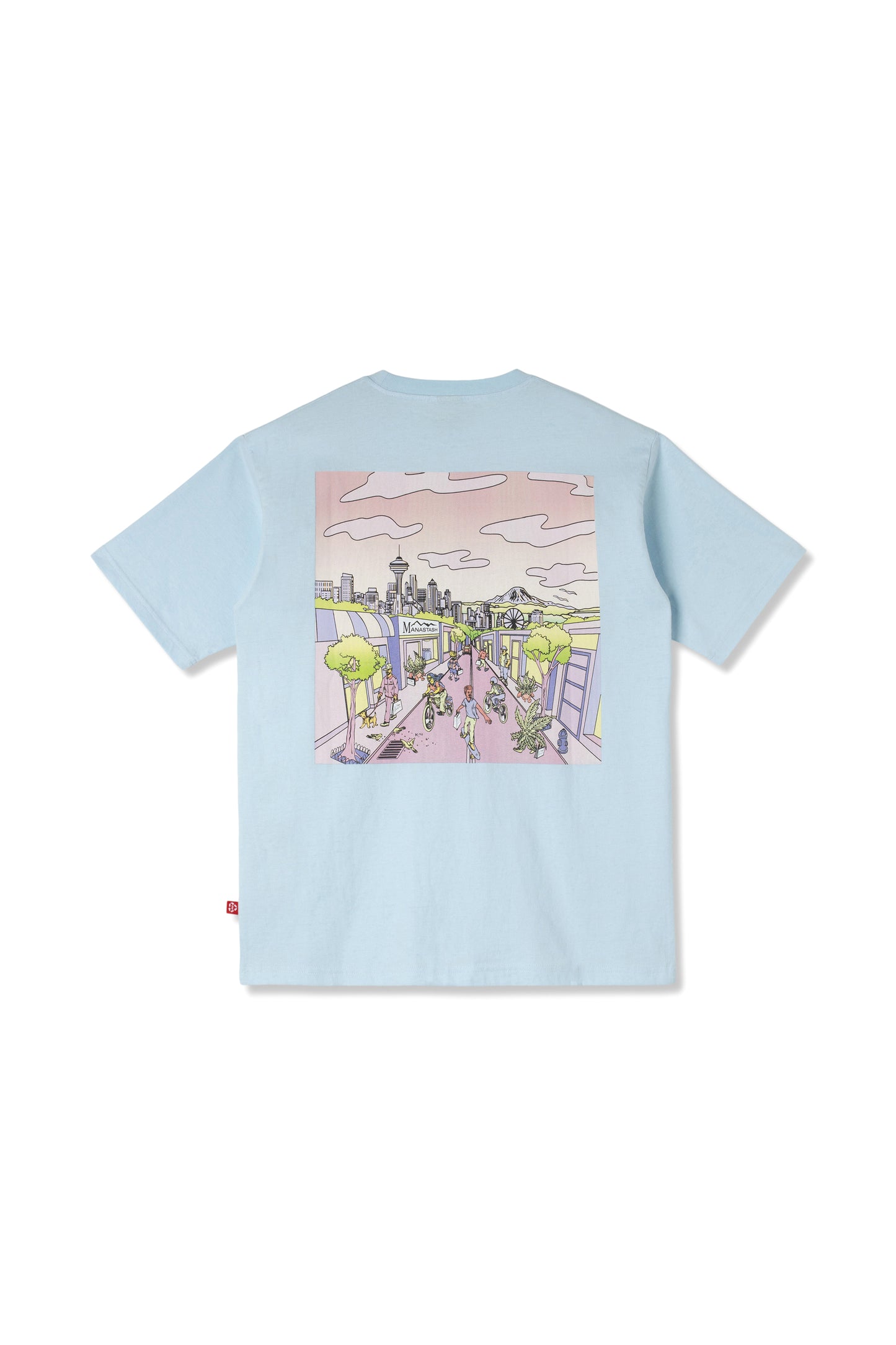 Re:Ctn Tee Dt Seattle (L/Blue)