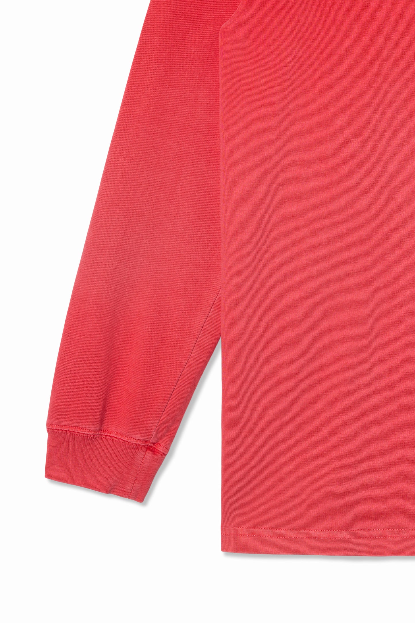 Pumice Long Sleeve Tee Metallic Logo (Red)