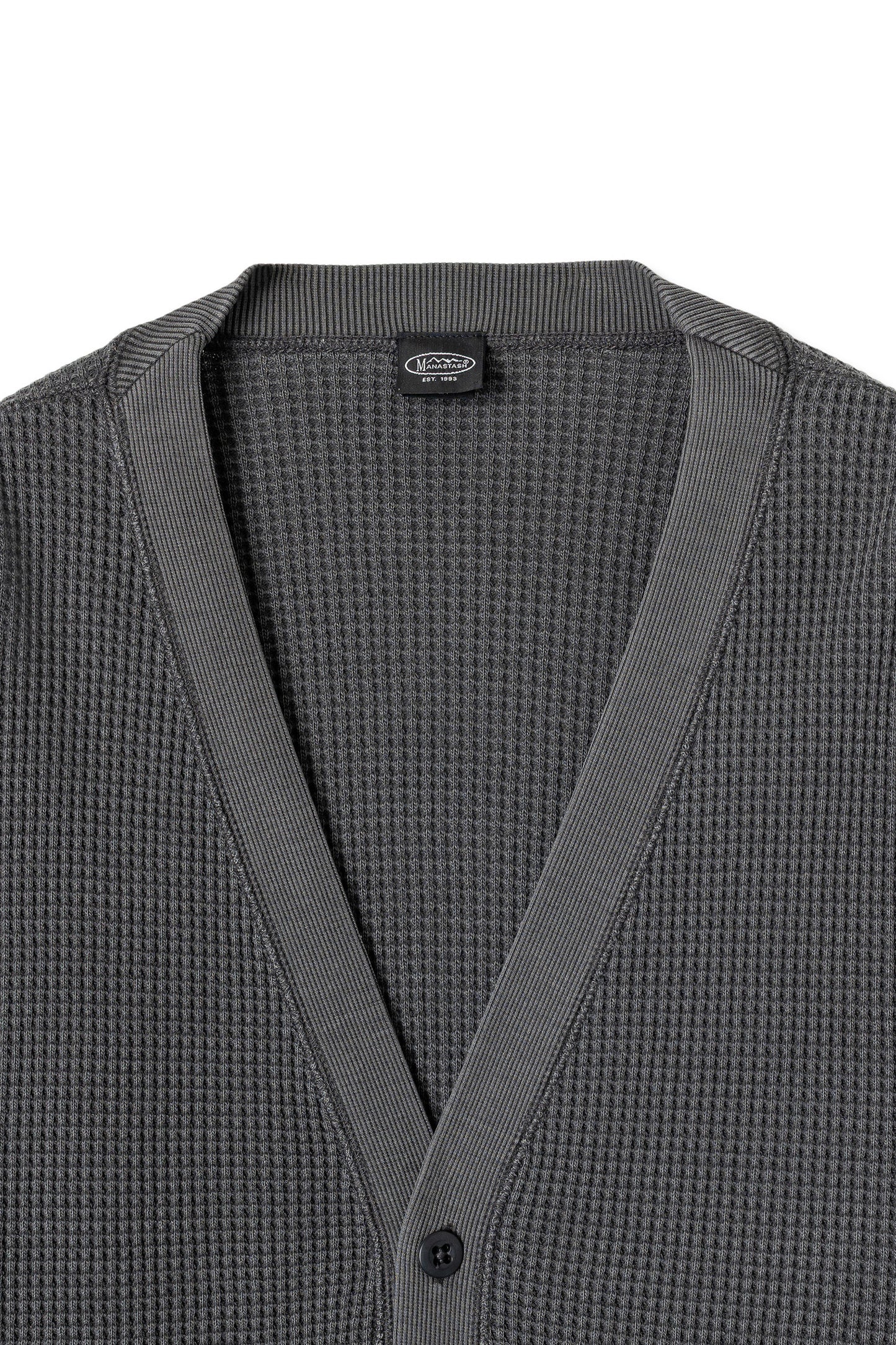 Heavy Snug Thermal Cardigan (Black)