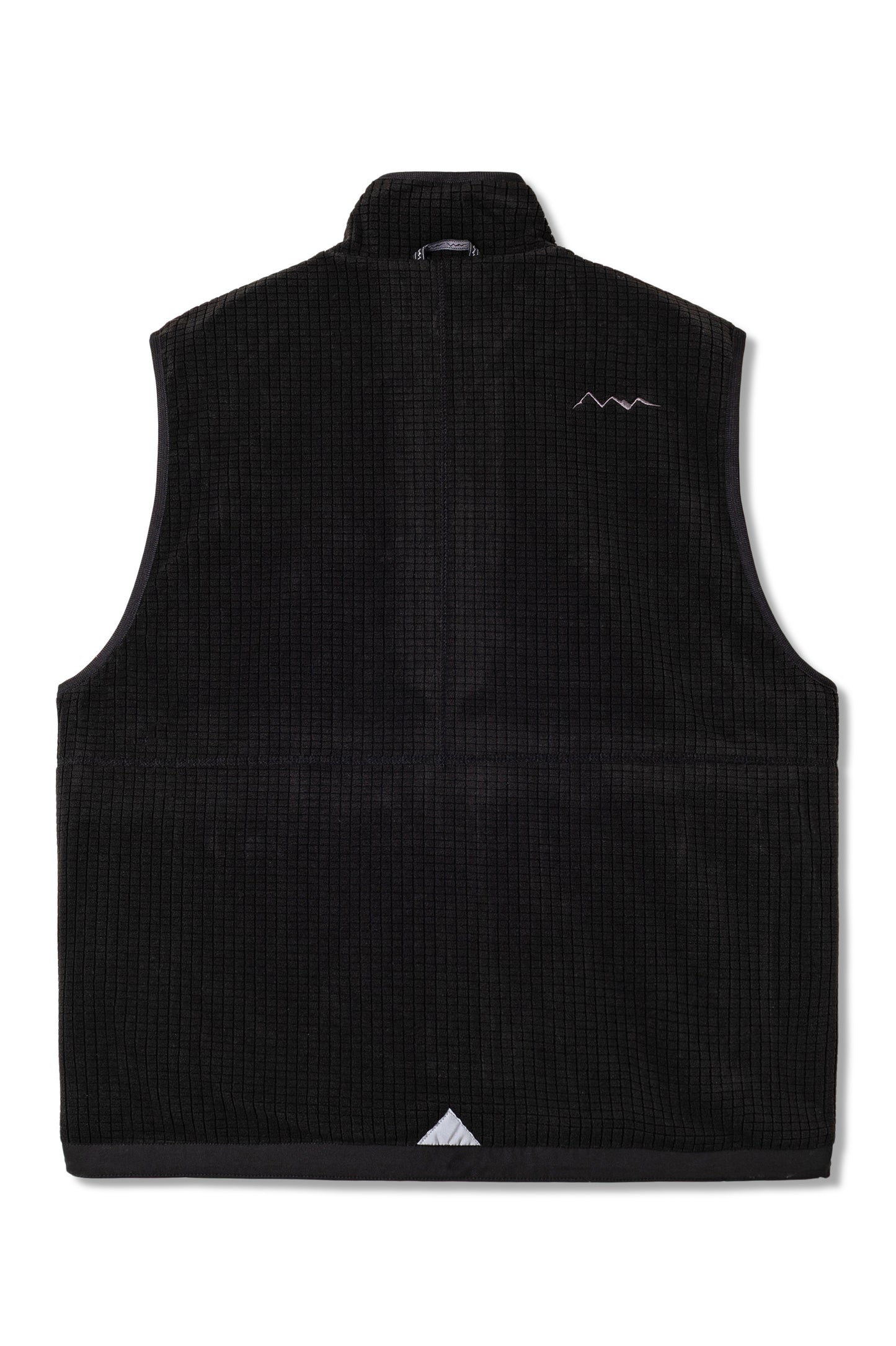 Grid Fleece Vest (Black)