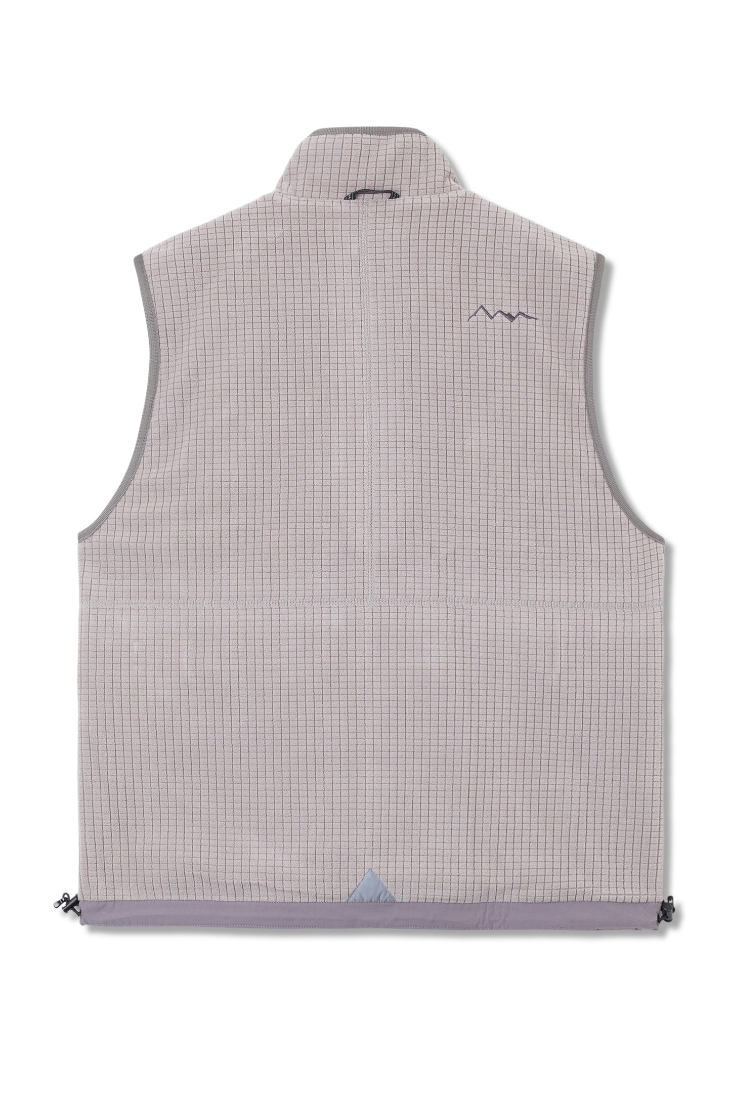Grid Fleece Vest (Grey)