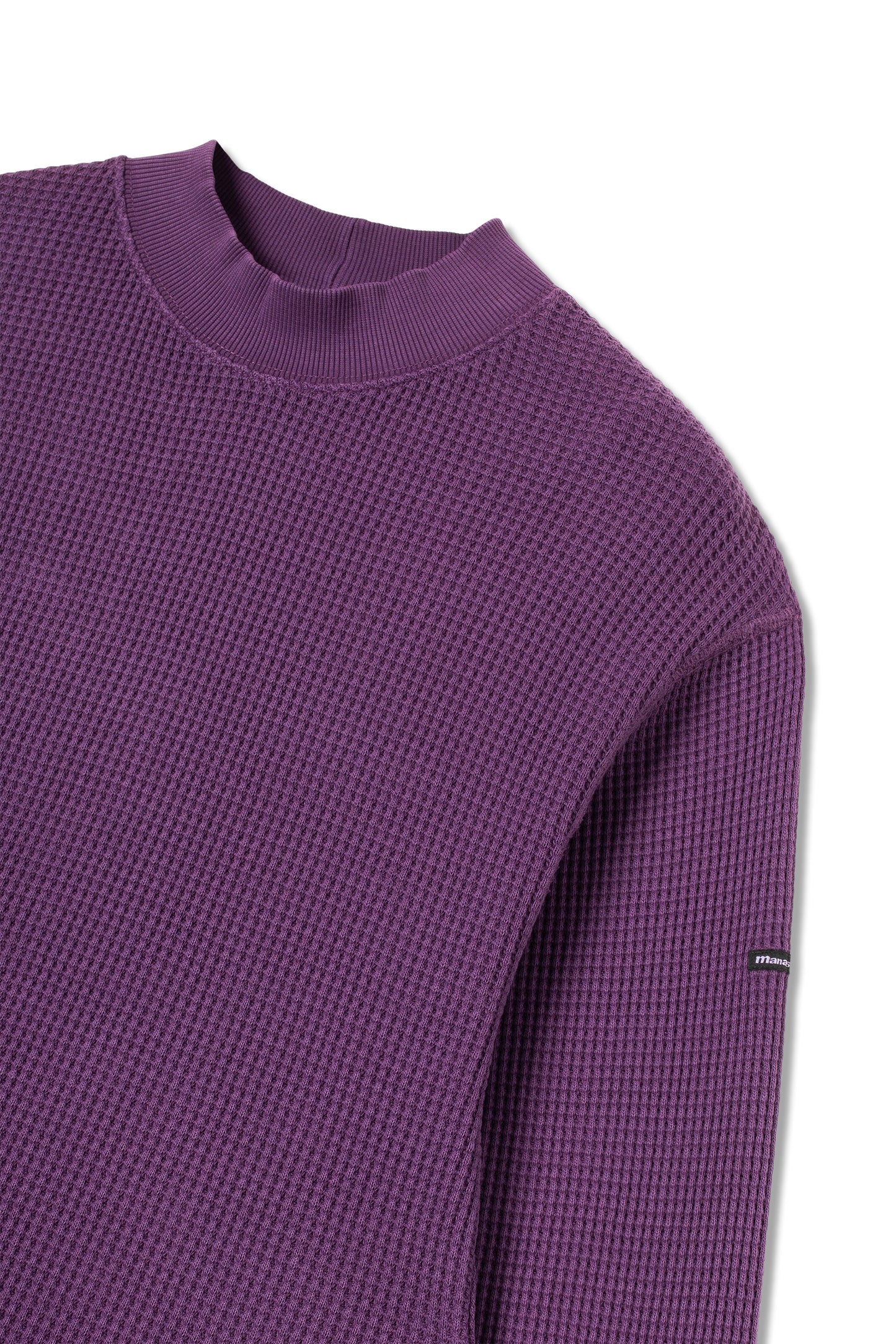 Heavy Snug Thermal Mock Neck (Purple)