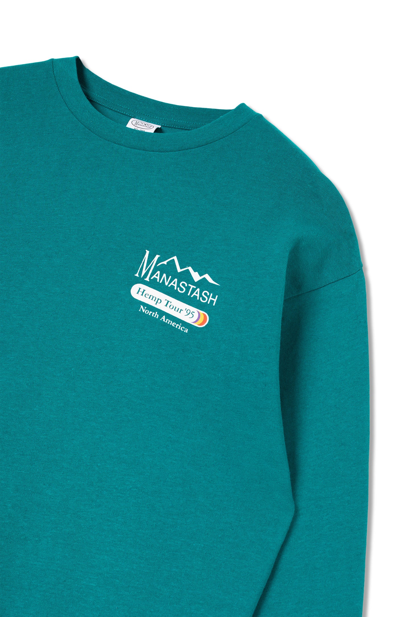 Hemp L/S Tee Hemp Tour (Ever Green)