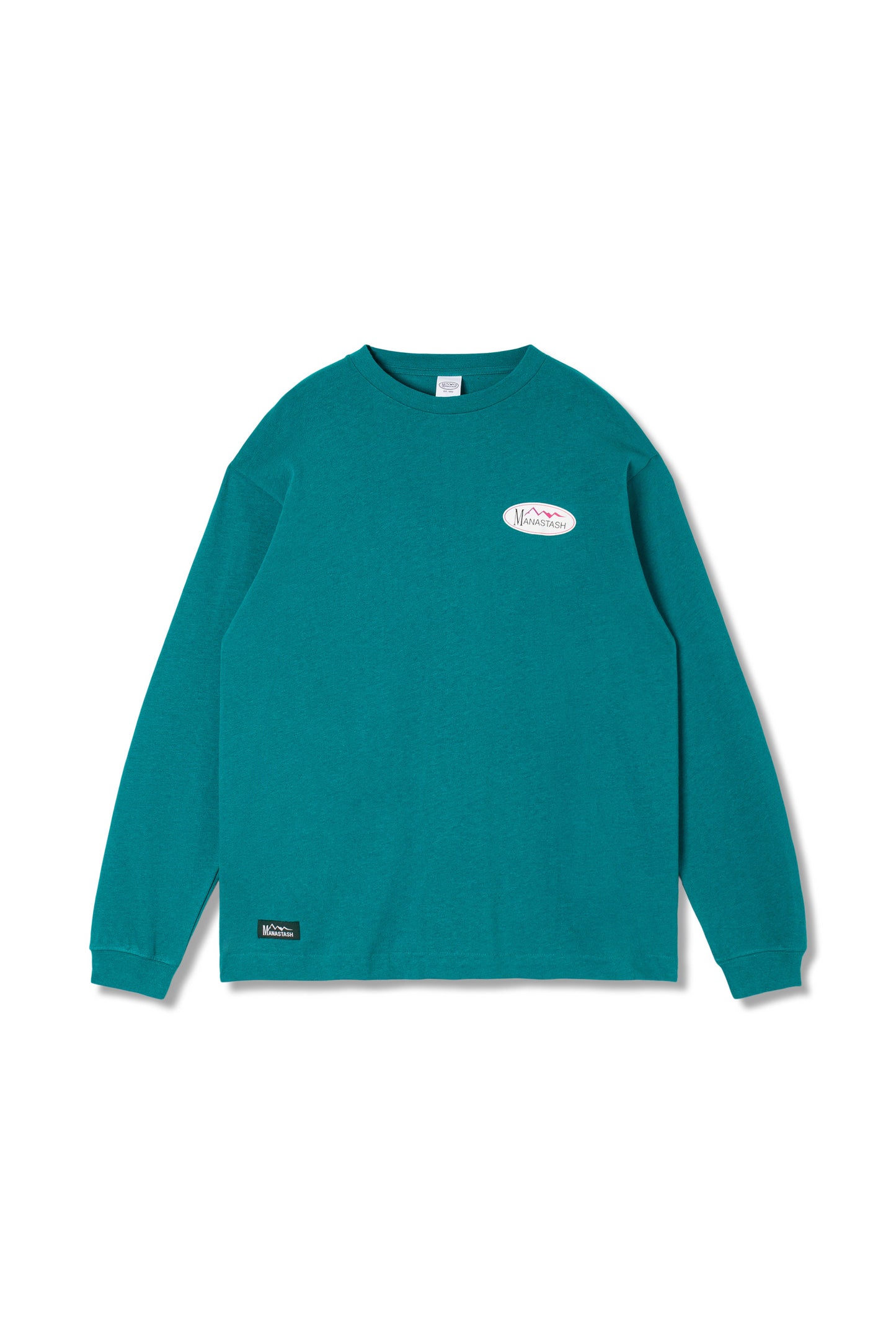 Hemp L/S Tee Original Logo (Ever Green)