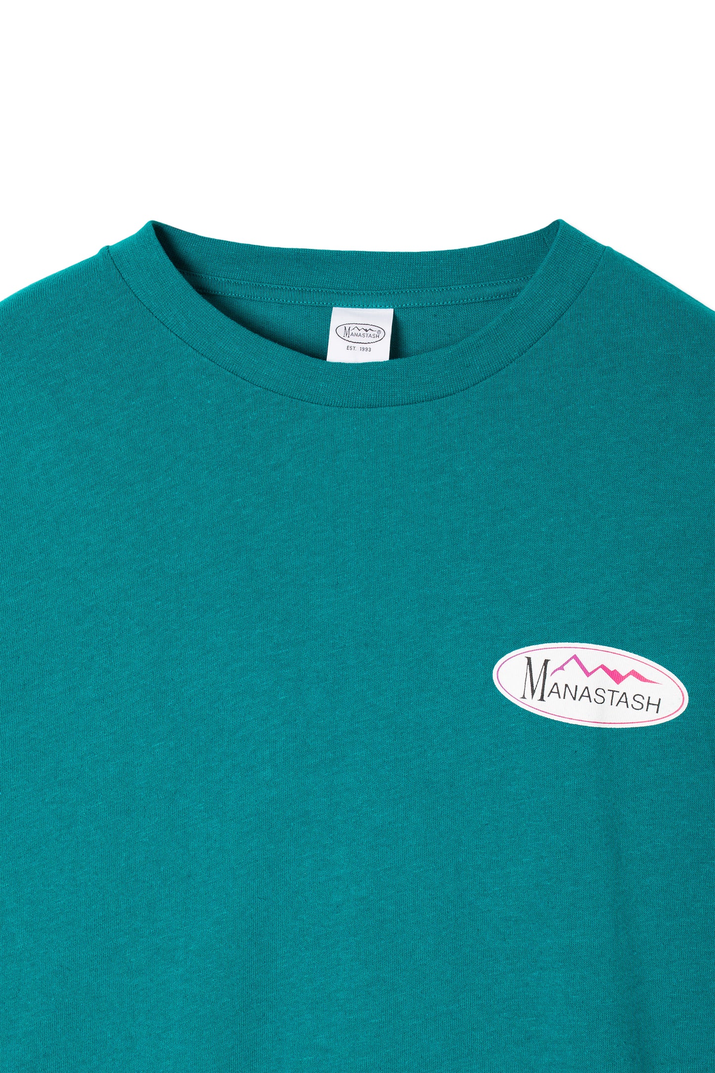 Hemp L/S Tee Original Logo (Ever Green)
