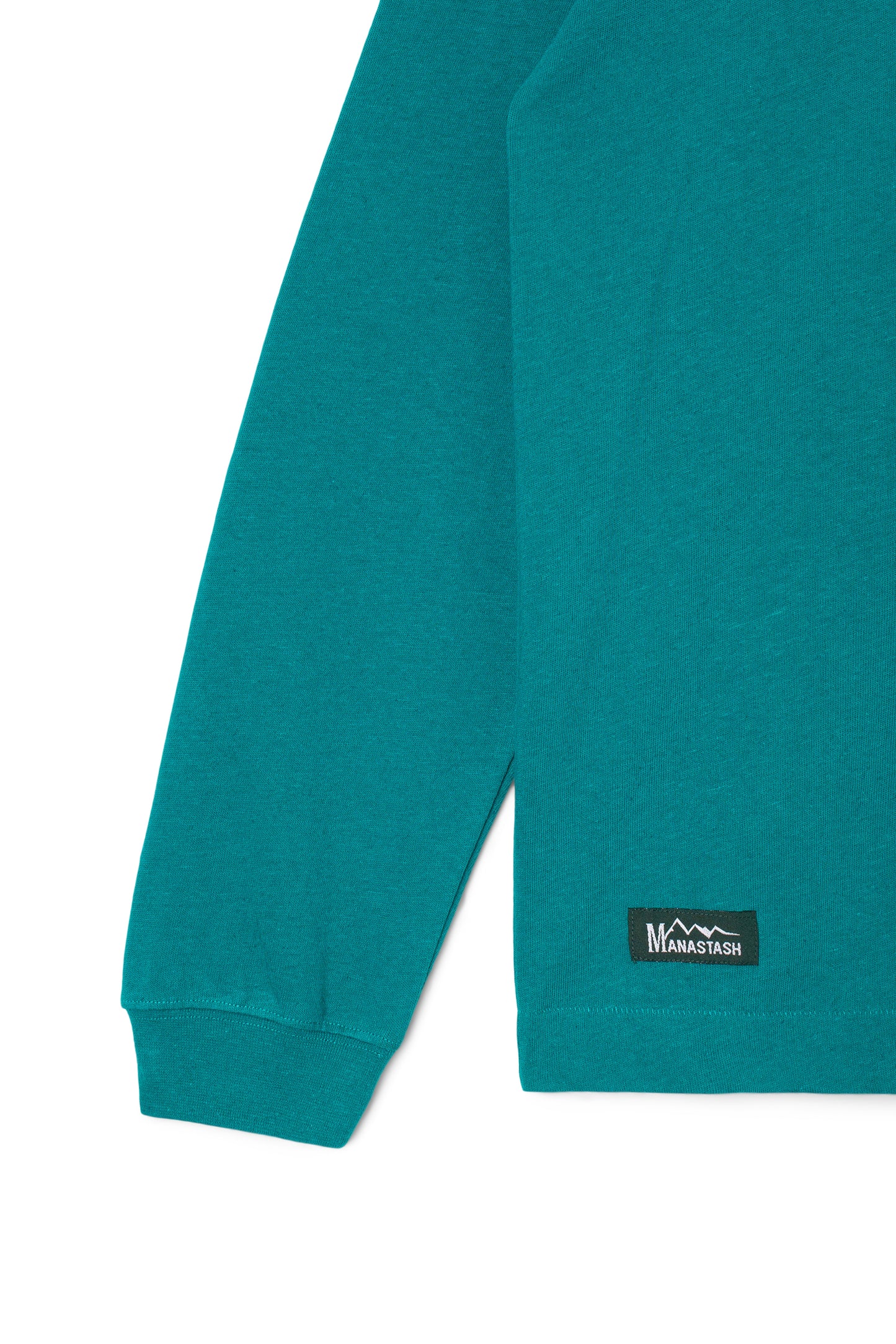 Hemp L/S Tee Original Logo (Ever Green)