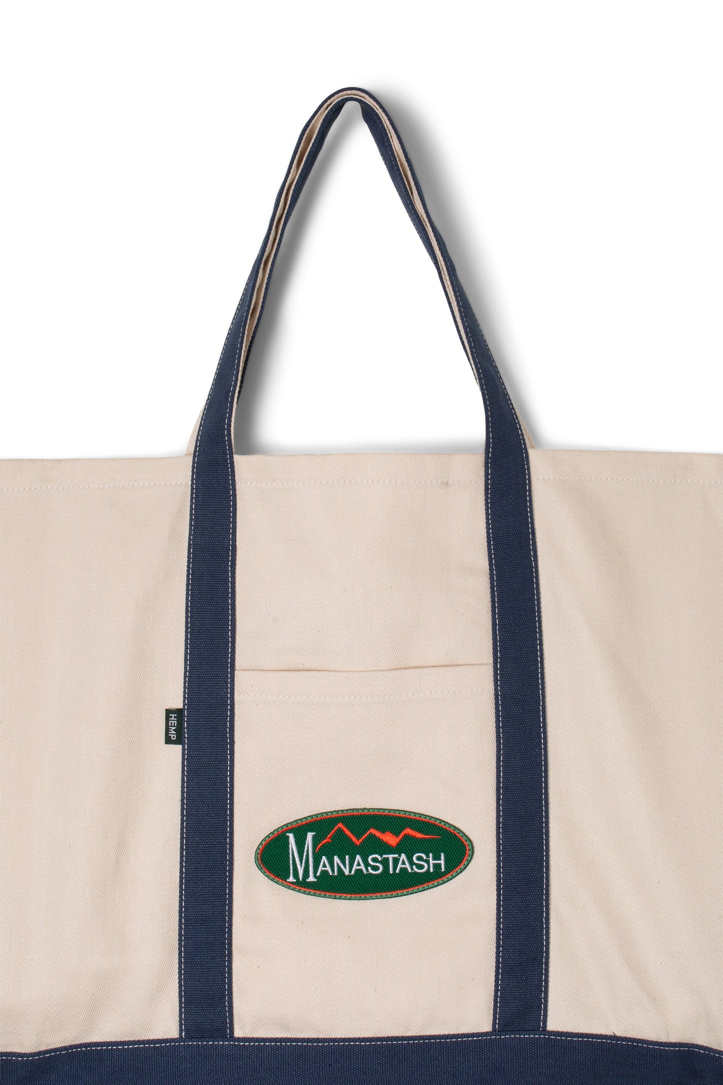 Mana Hemp Tote Large (Navy)