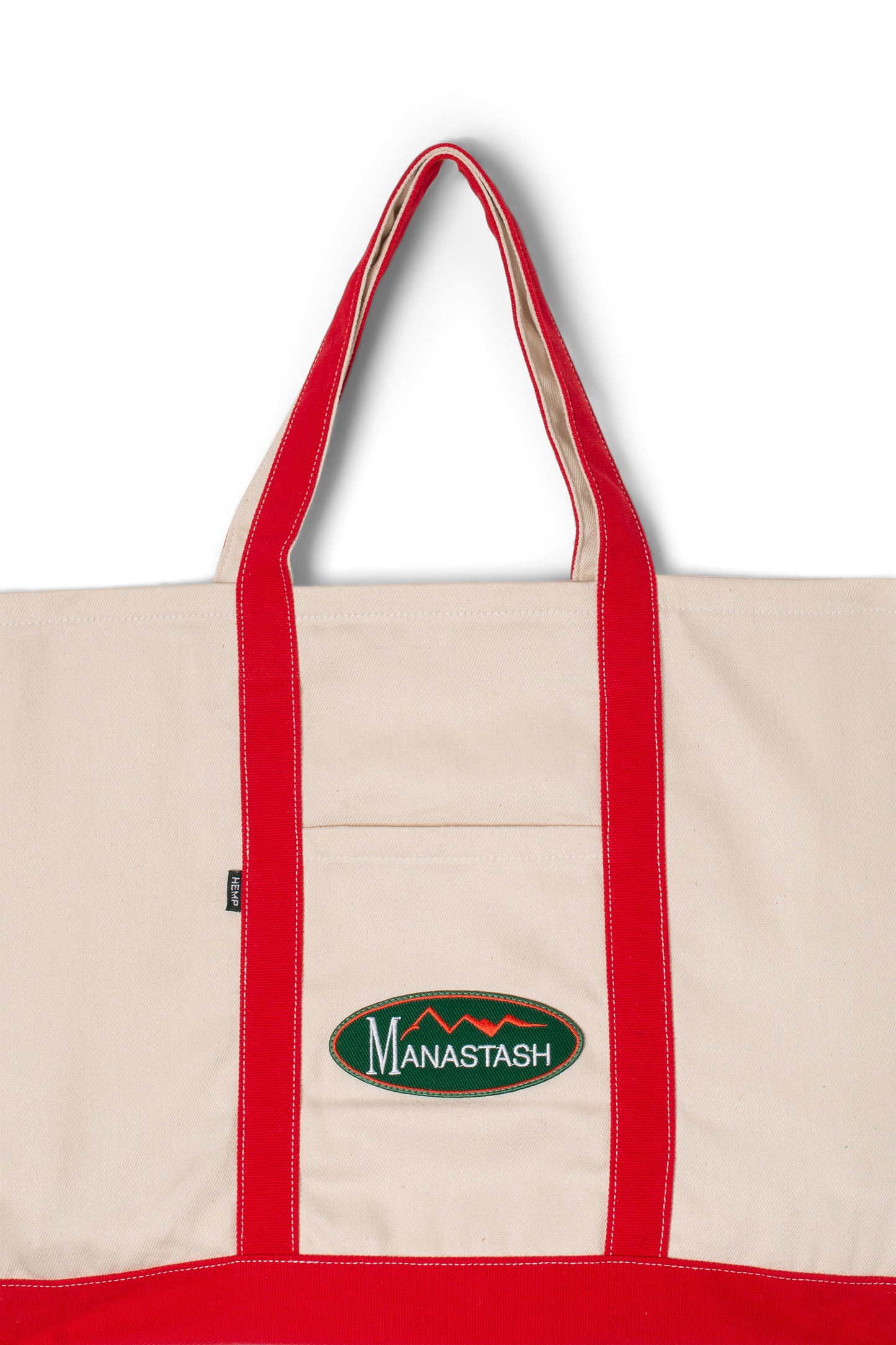 Mana Hemp Tote Large (Red)