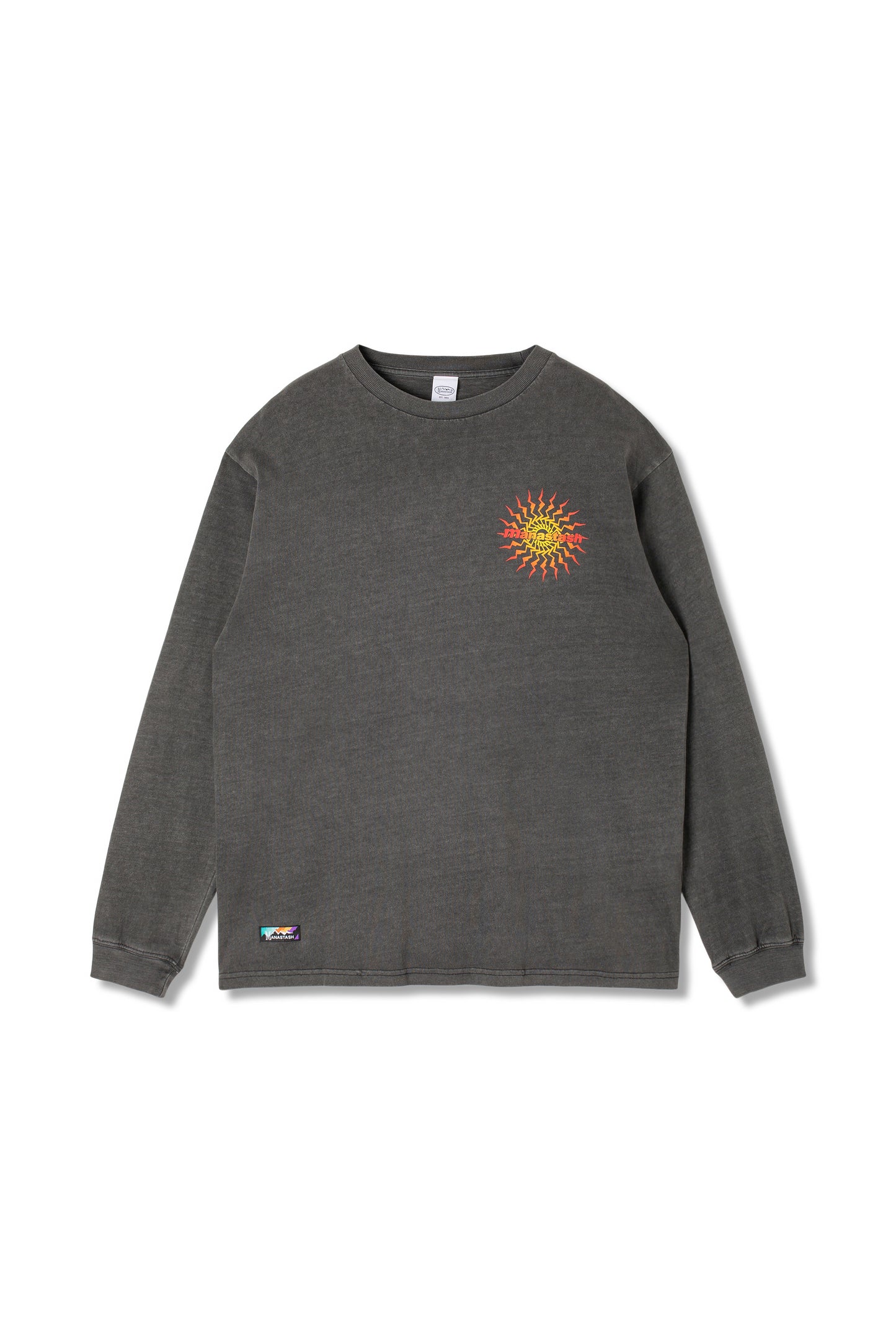 Pumice L/C Tee Mtn Burst (Black)