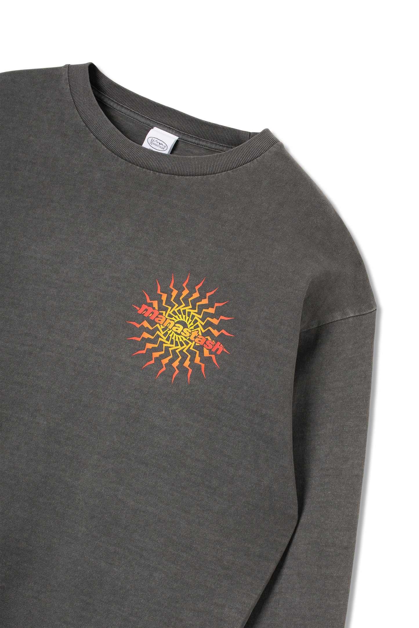 Pumice L/C Tee Mtn Burst (Black)
