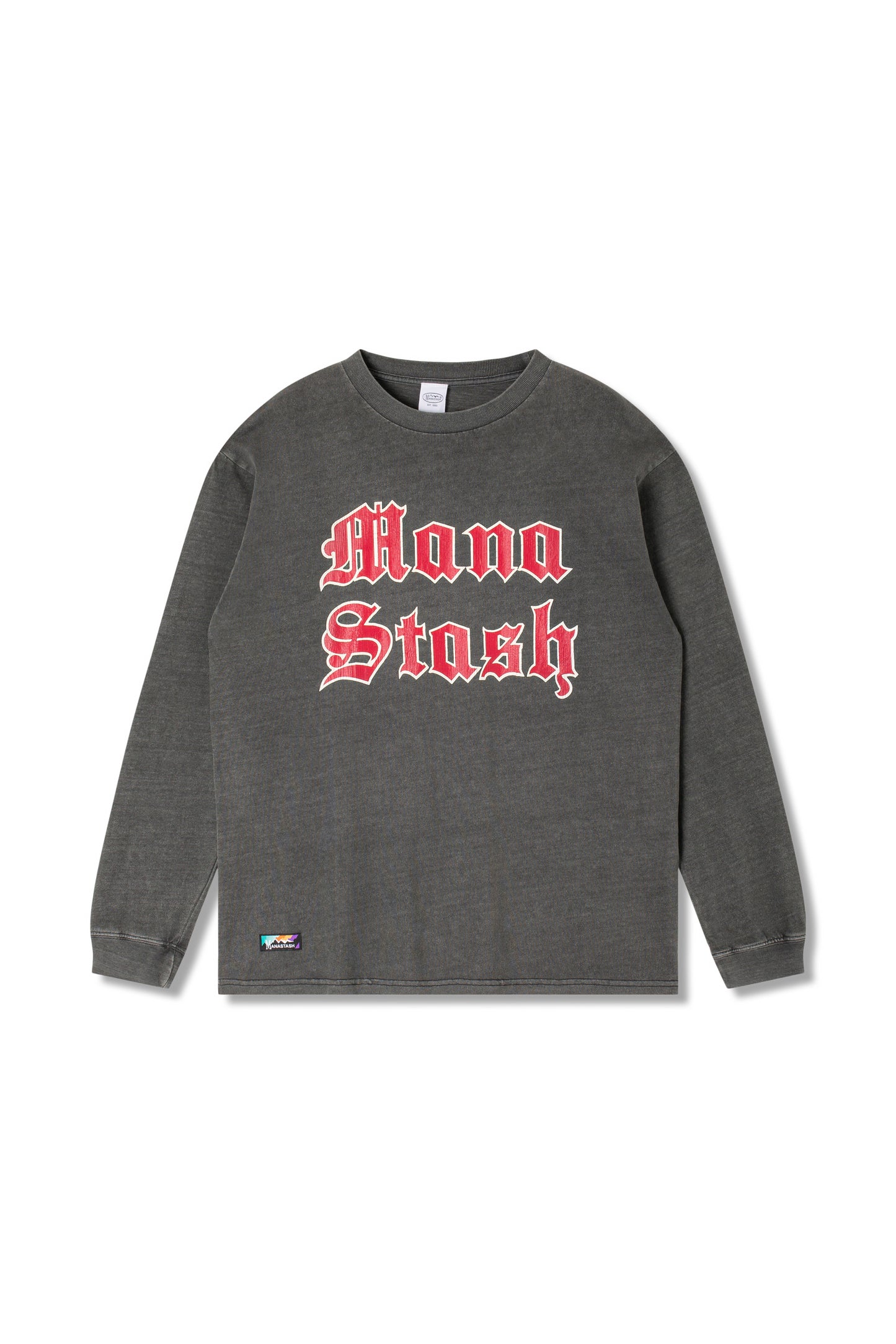 Pumice L/C Tee Old English (Black)