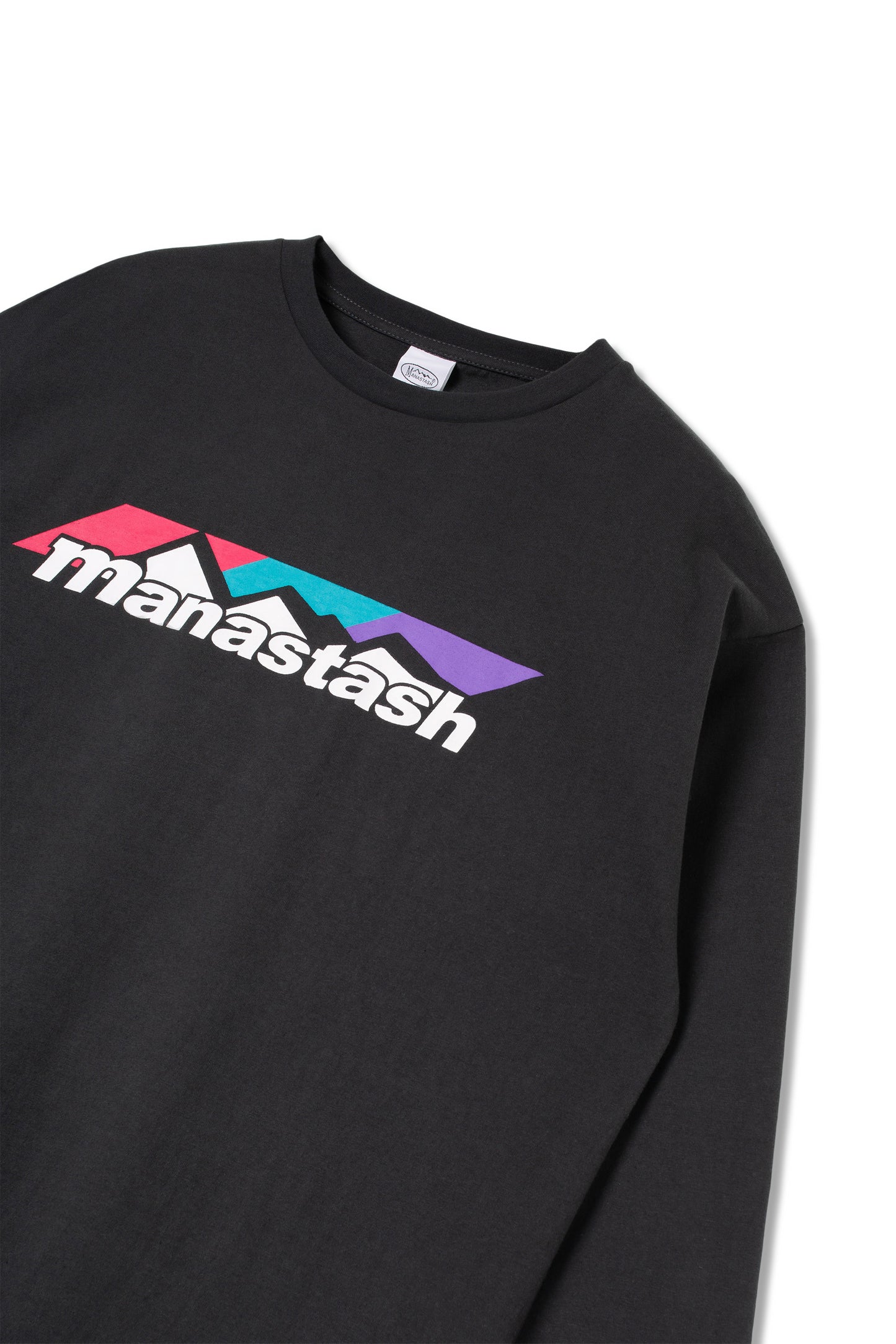 Re:Ctn L/S Scheme Logo Tee (Black)