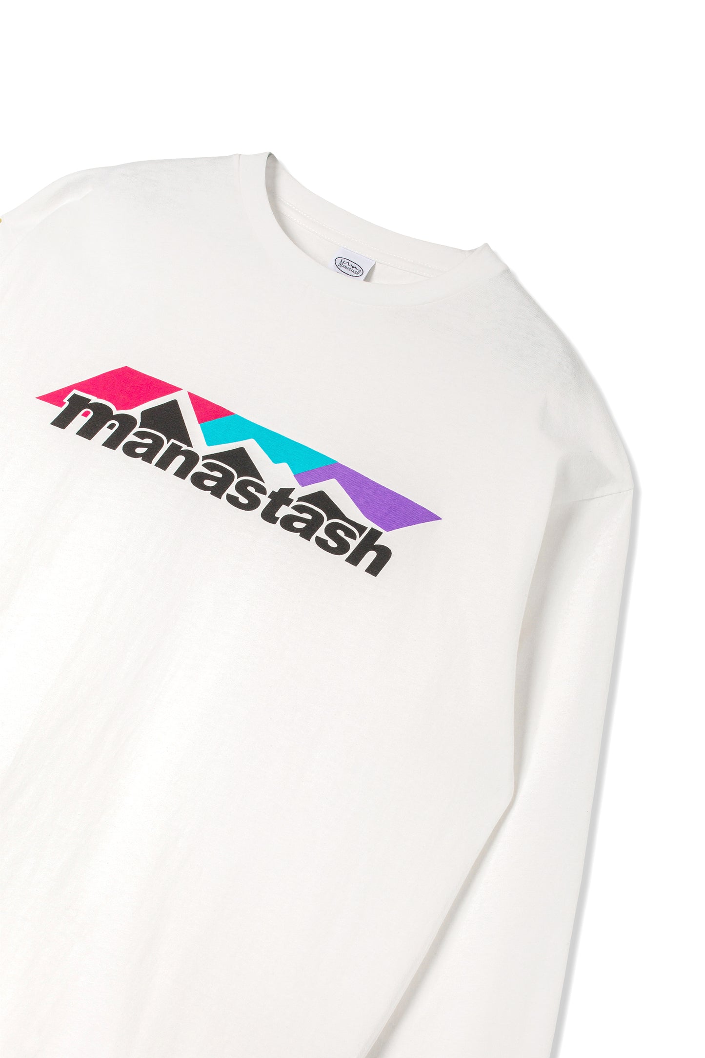 Re:Ctn L/S Scheme Logo Tee (Off White)