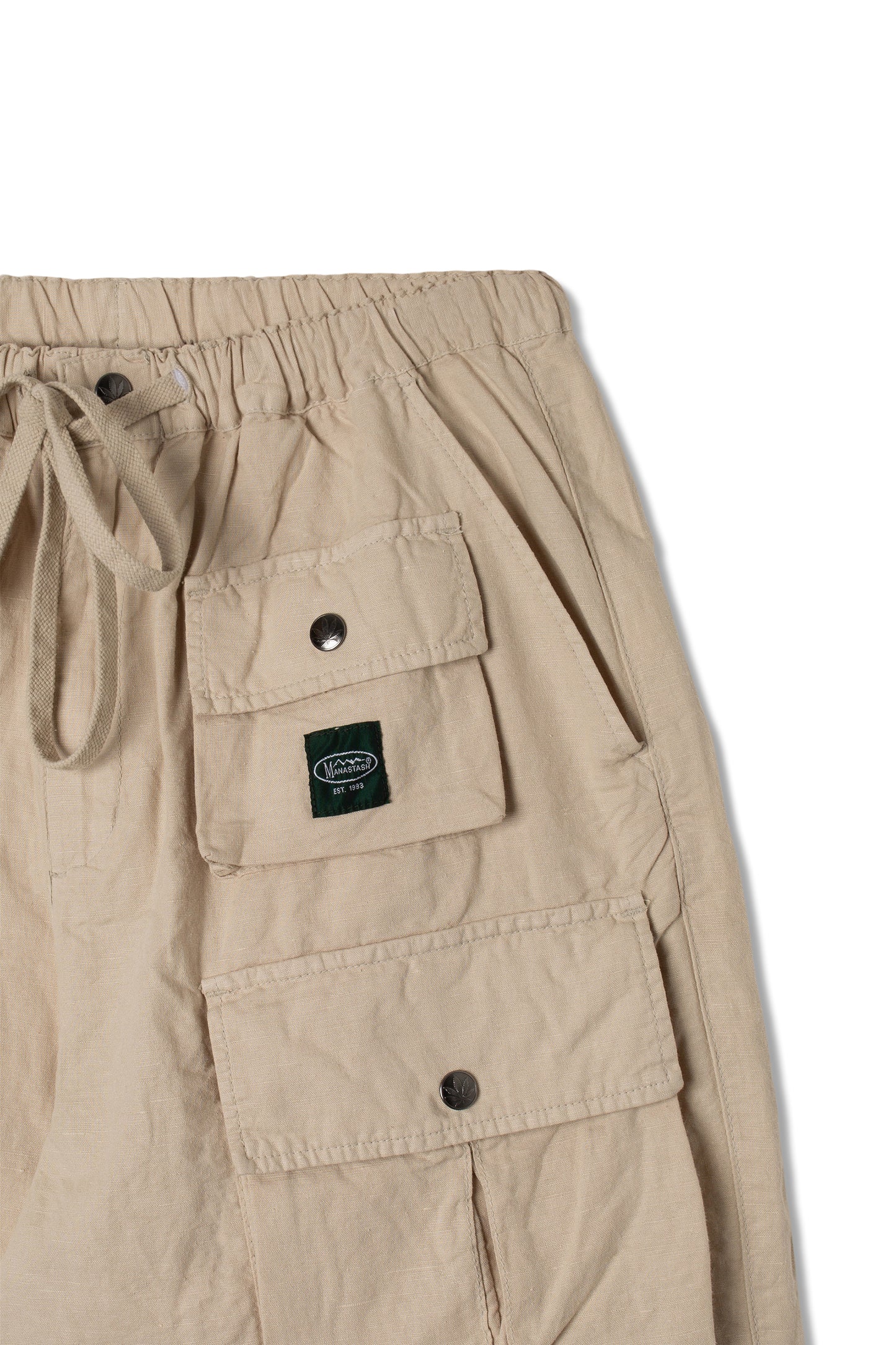 Hemp Pop Shorts (Sand)