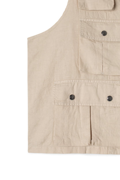 Hemp Pop Vest (Sand)