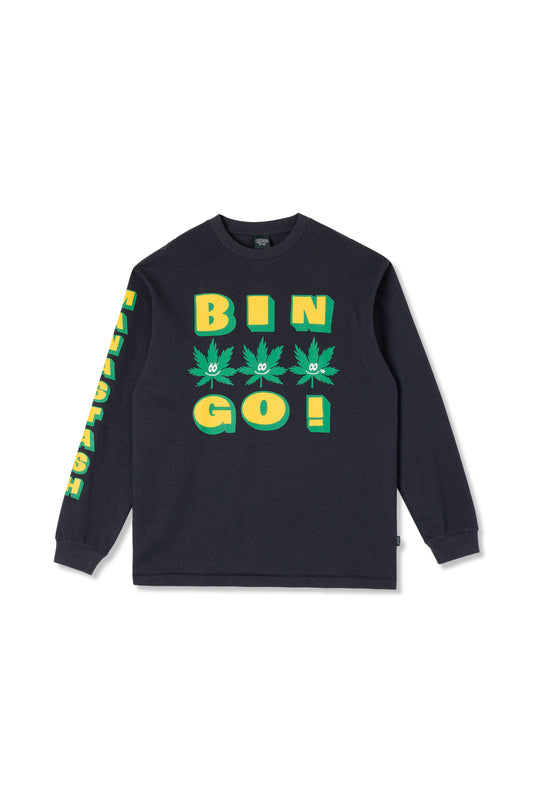 Hemp L/S Tee Bingo (Black)