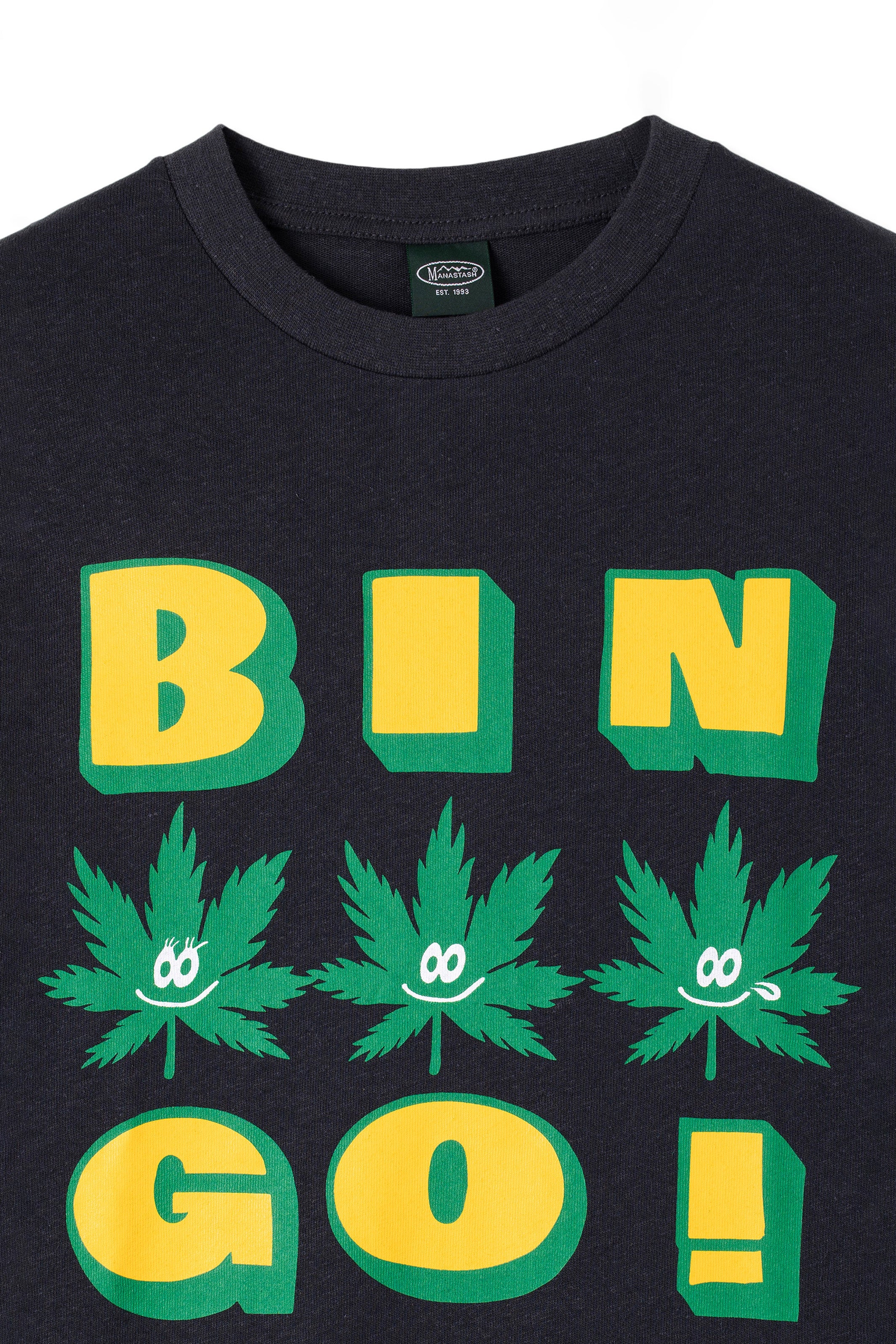 Hemp Long Sleeve Tee Bingo (Black) – Manastash Europe