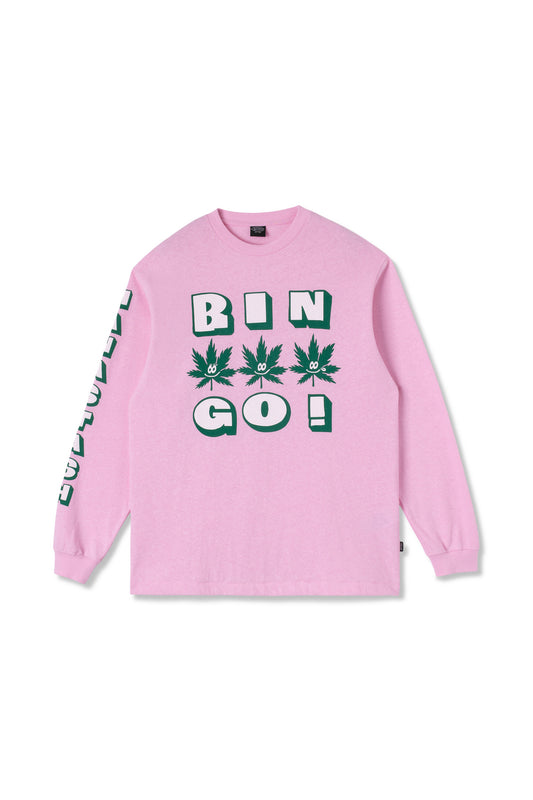 Hemp L/S Tee Bingo (Pink)