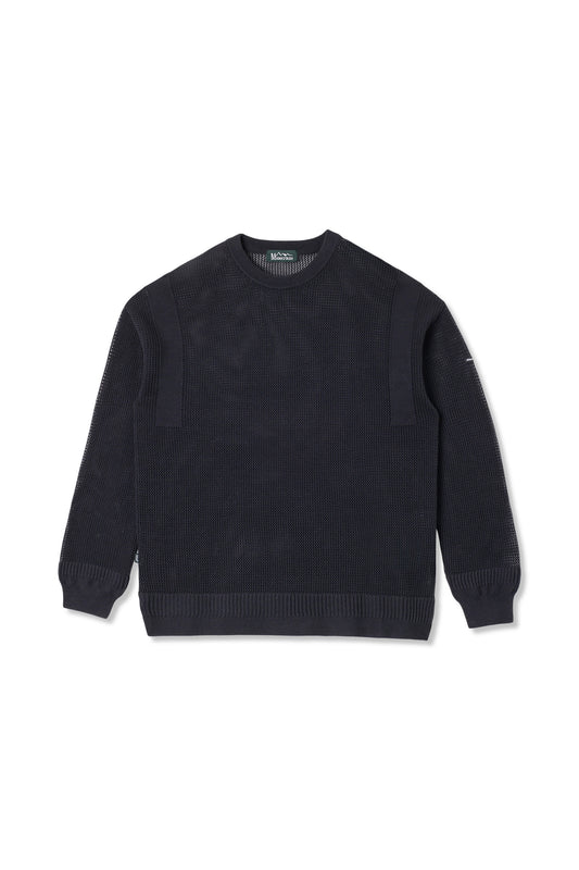 Hemp Mesh Sweater (Black)