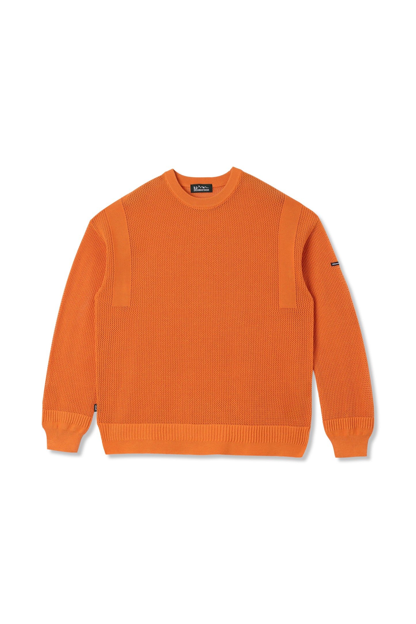 Hemp Mesh Sweater (Orange)