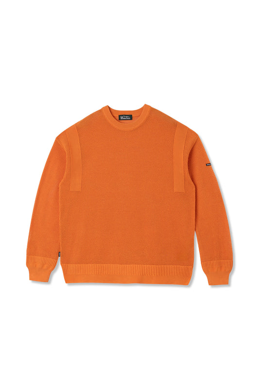 Hemp Mesh Sweater (Orange)