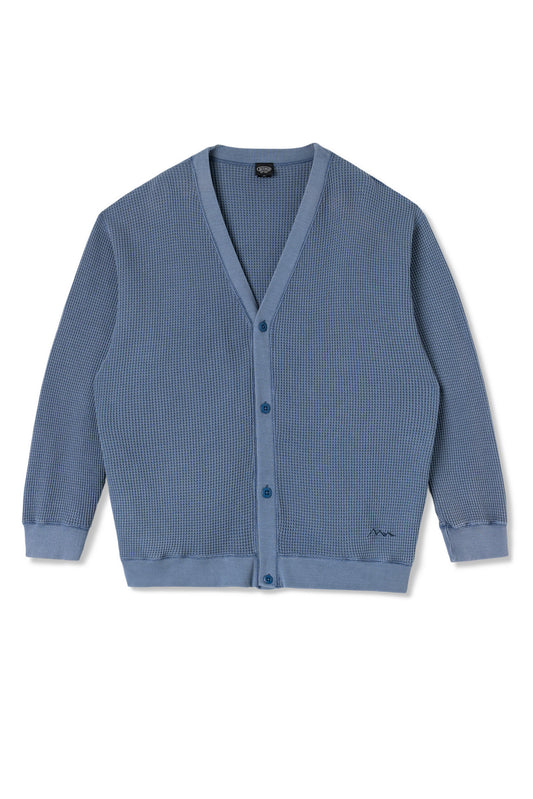 Heavy Snug Thermal Cardigan (B/Grey)