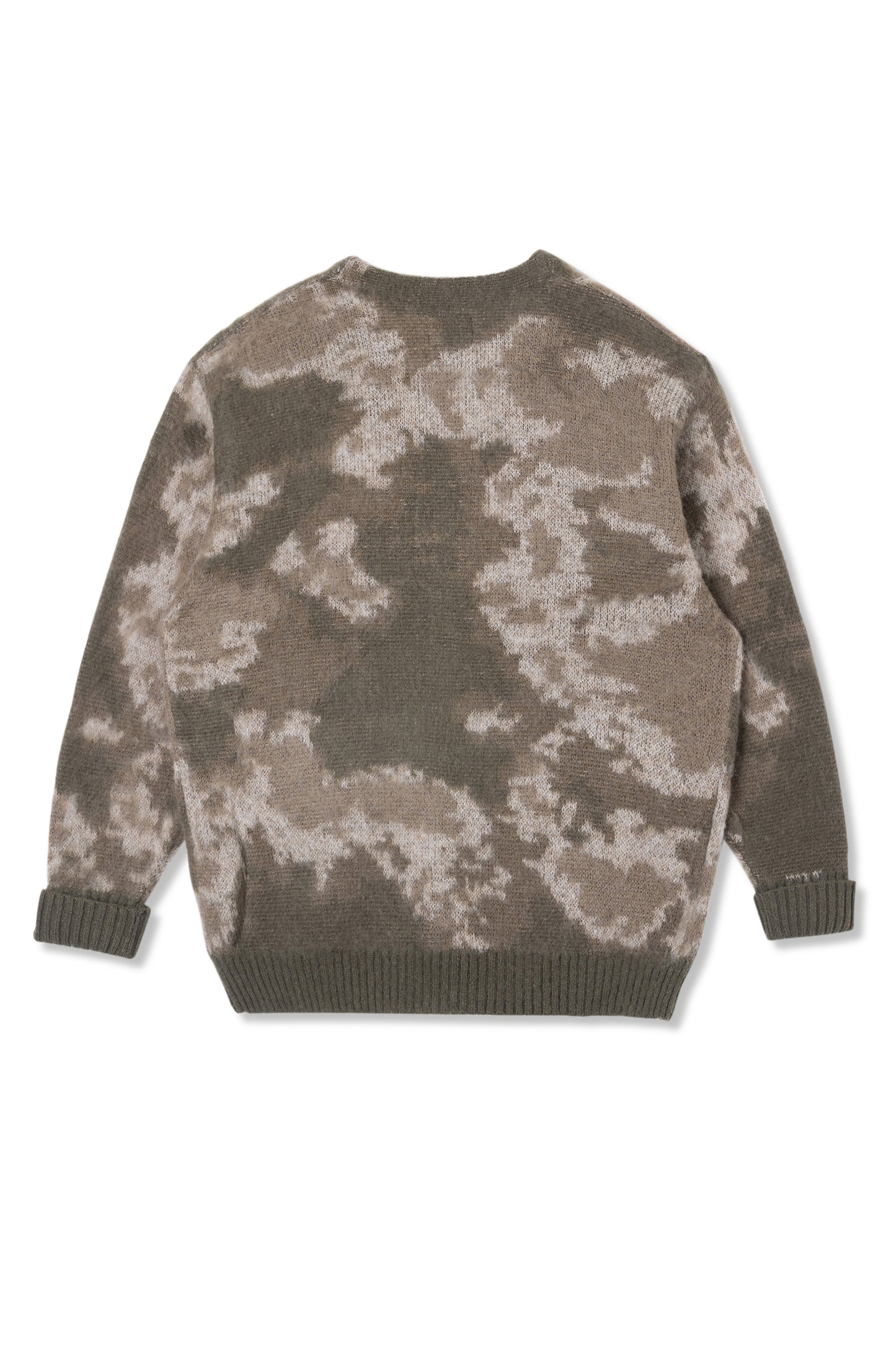 Blurry Jaquard Cardigan (Grey)