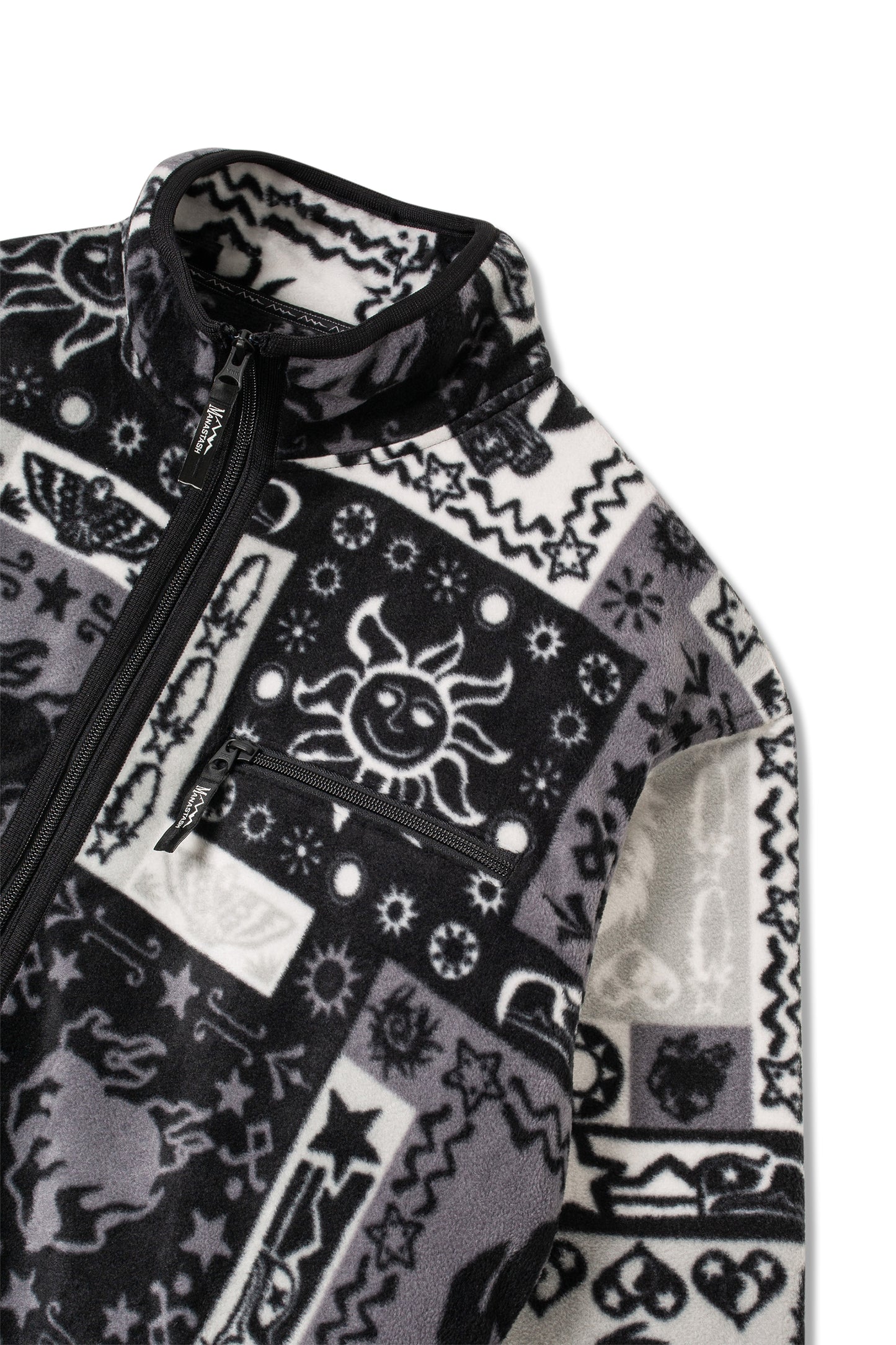 Bandana Fleece Jacket (Black)