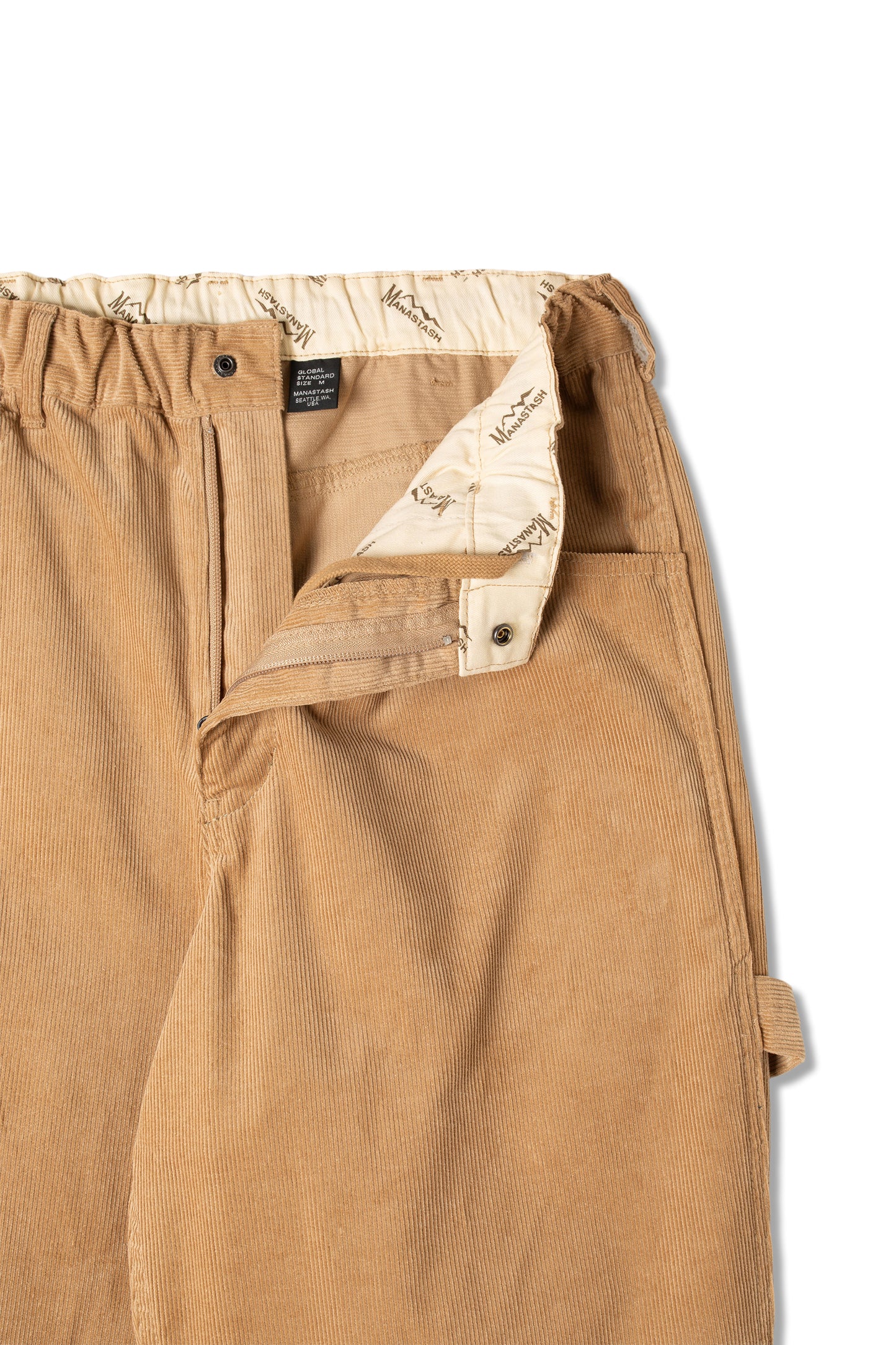 Corduroy Painter Pants (Beige)