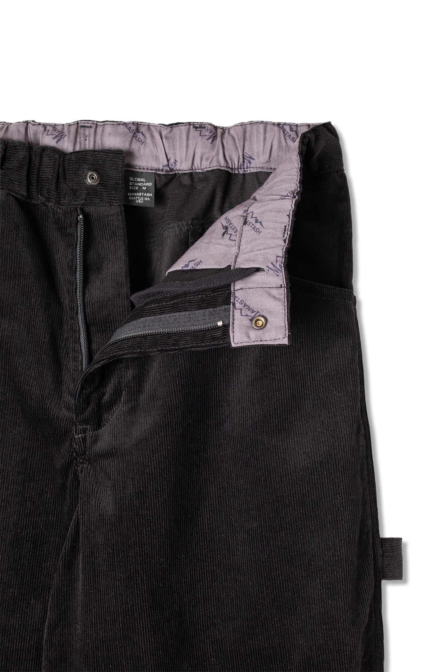 Corduroy Painter Pants (Black)