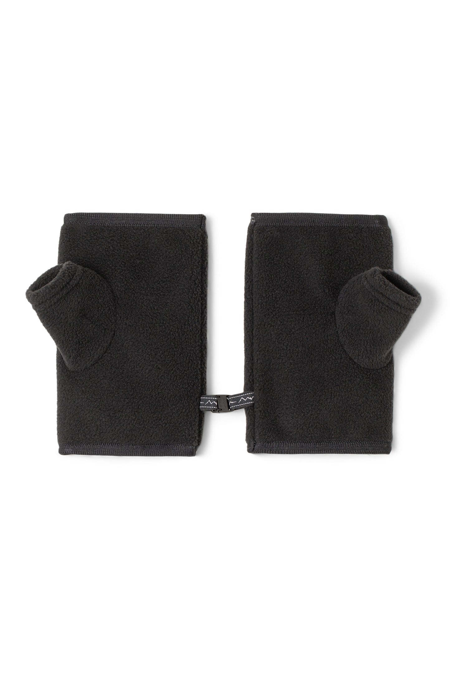 Fleece Fingerless Gloves (Black)