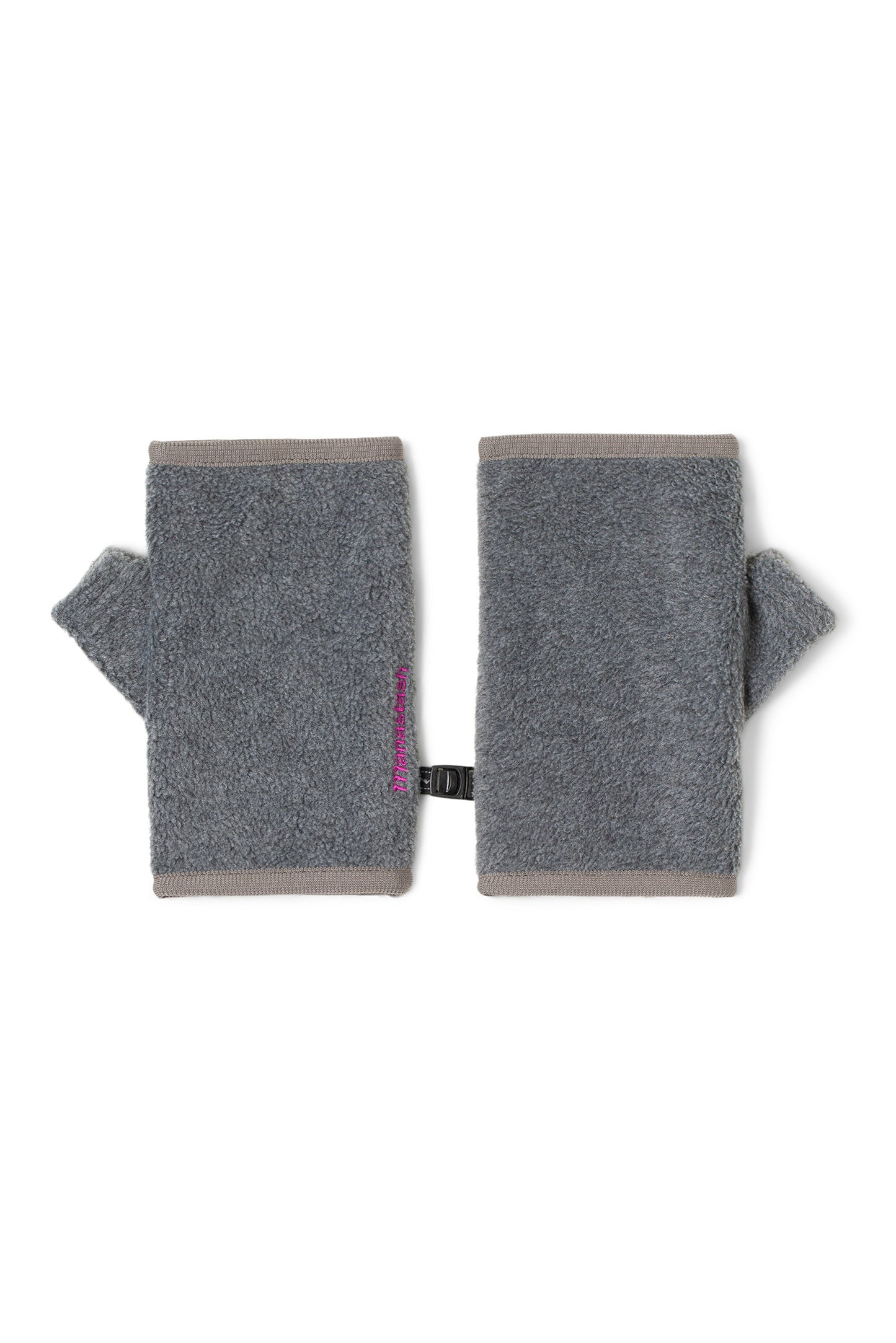 Fleece Fingerless Gloves (Charcoal)