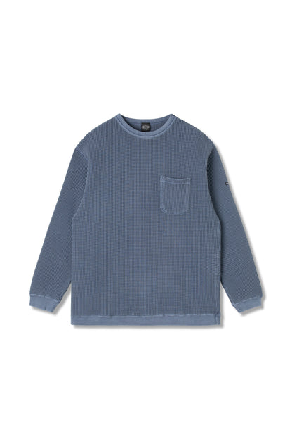 Heavy Snug Thermal Long Sleeve Tee (Navy)