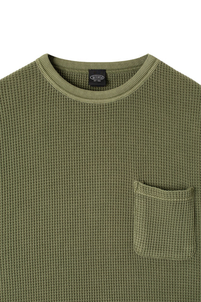 Heavy Snug Thermal Long Sleeve Tee (Olive)