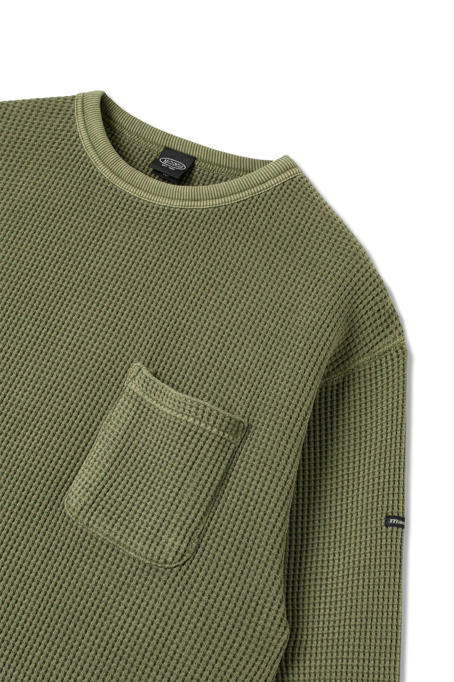 Heavy Snug Thermal Long Sleeve Tee (Olive)