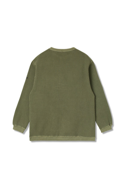 Heavy Snug Thermal Long Sleeve Tee (Olive)