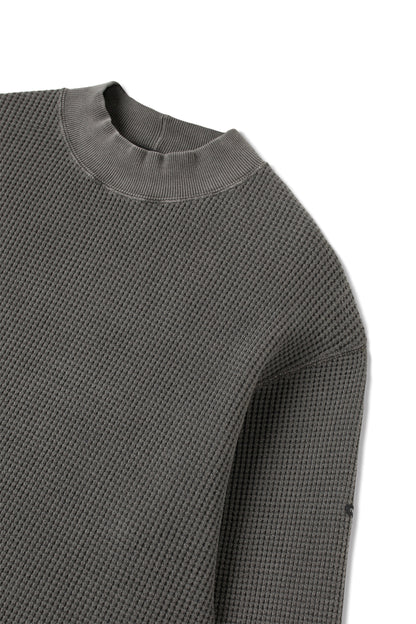 Heavy Snug Thermal Mock Neck (Black)