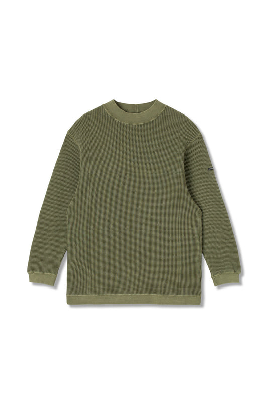 Heavy Snug Thermal Mock Neck (Olive)