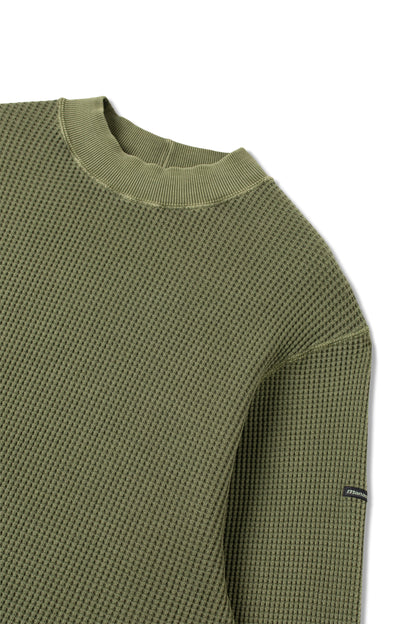 Heavy Snug Thermal Mock Neck (Olive)