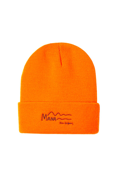 Kens Beanie MST Logo - Orange