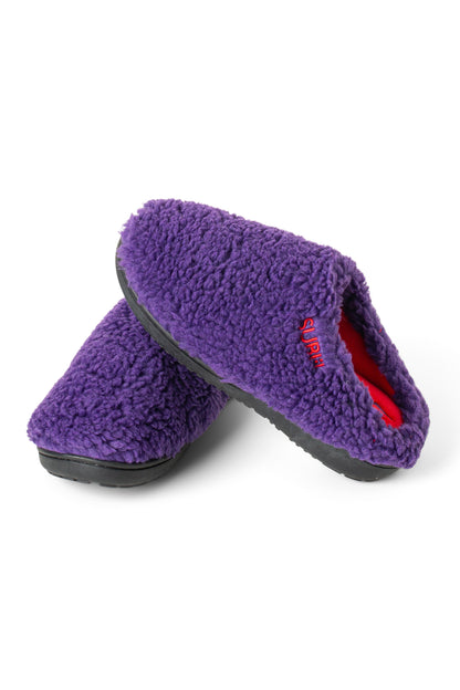 Subu X Manastash Boa Fleece Sliders (Purple)