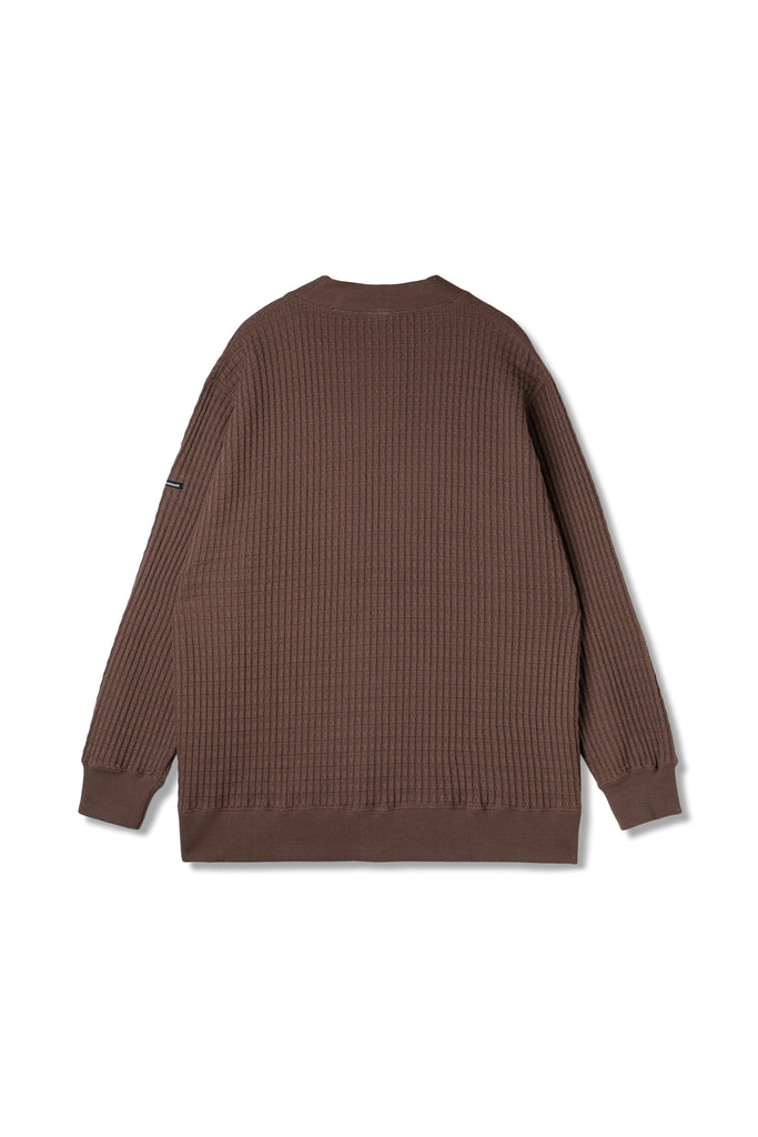 Snuggle Snug Thermal Cardigan AW22 (Brown)